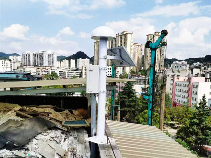 競道GNSS位移監測站在樓房建筑物安裝案例